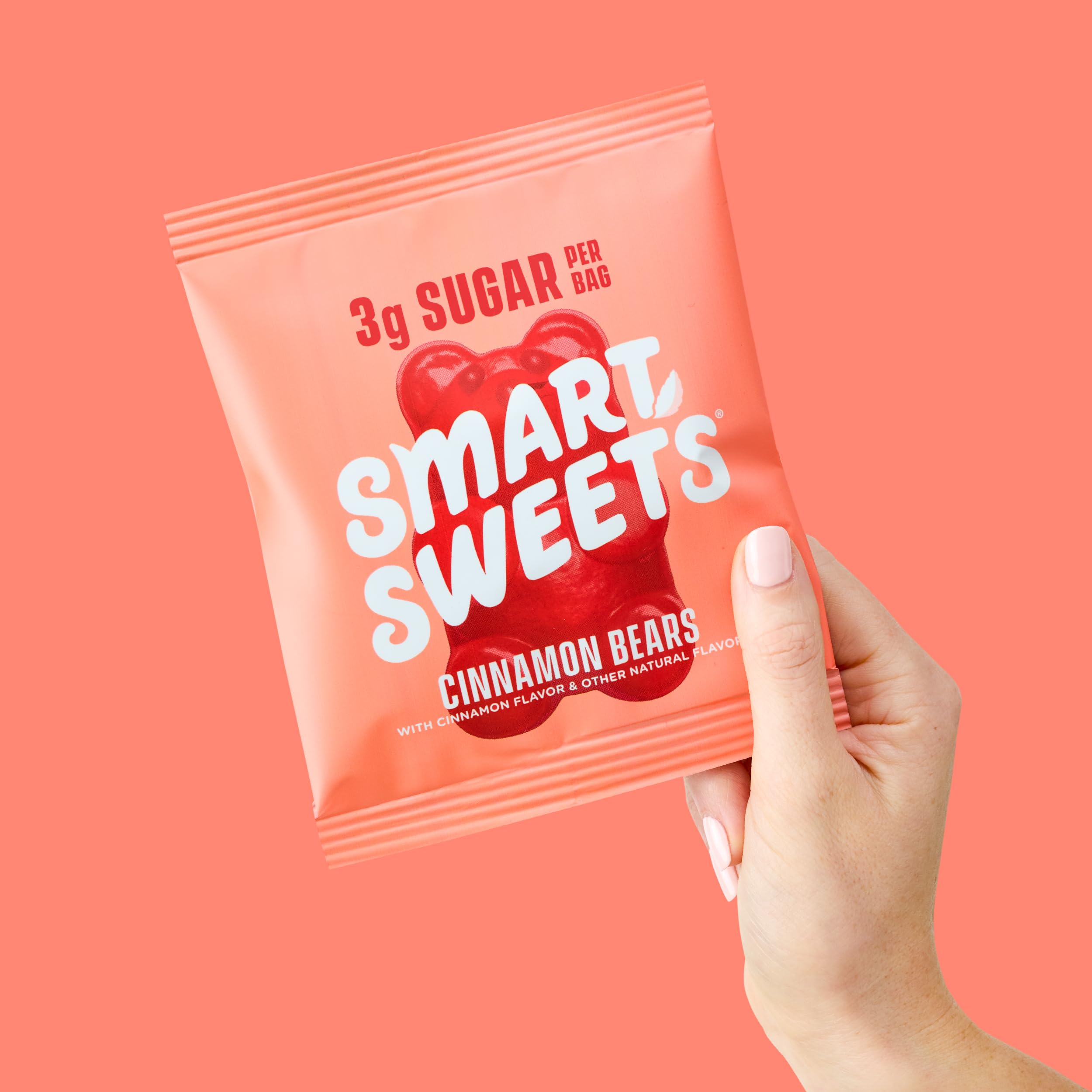 SmartSweets Cinnamon Bears kids enjoying a snack without guilt.