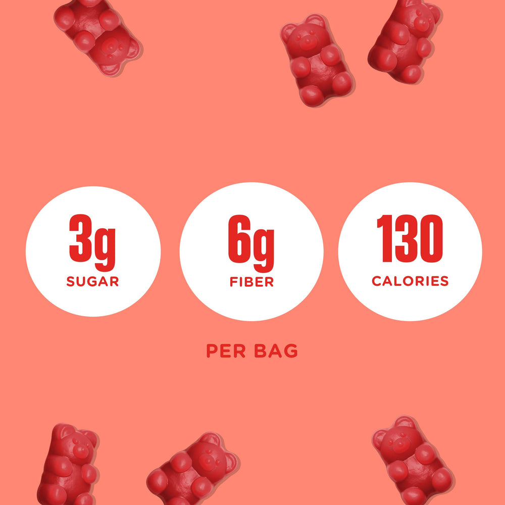 SmartSweets Cinnamon Bears plant-based ingredients support mindful snacking.