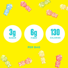 SmartSweets Sour Blast Buddies five-flavor assortment highlighting Berry, Blue Raspberry, Lime, Lemon, Orange