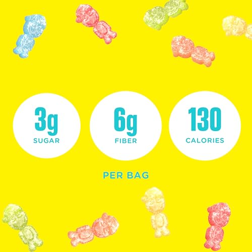 Taste-test close-up capturing tangy sour flavor of SmartSweets Sour Blast Buddies