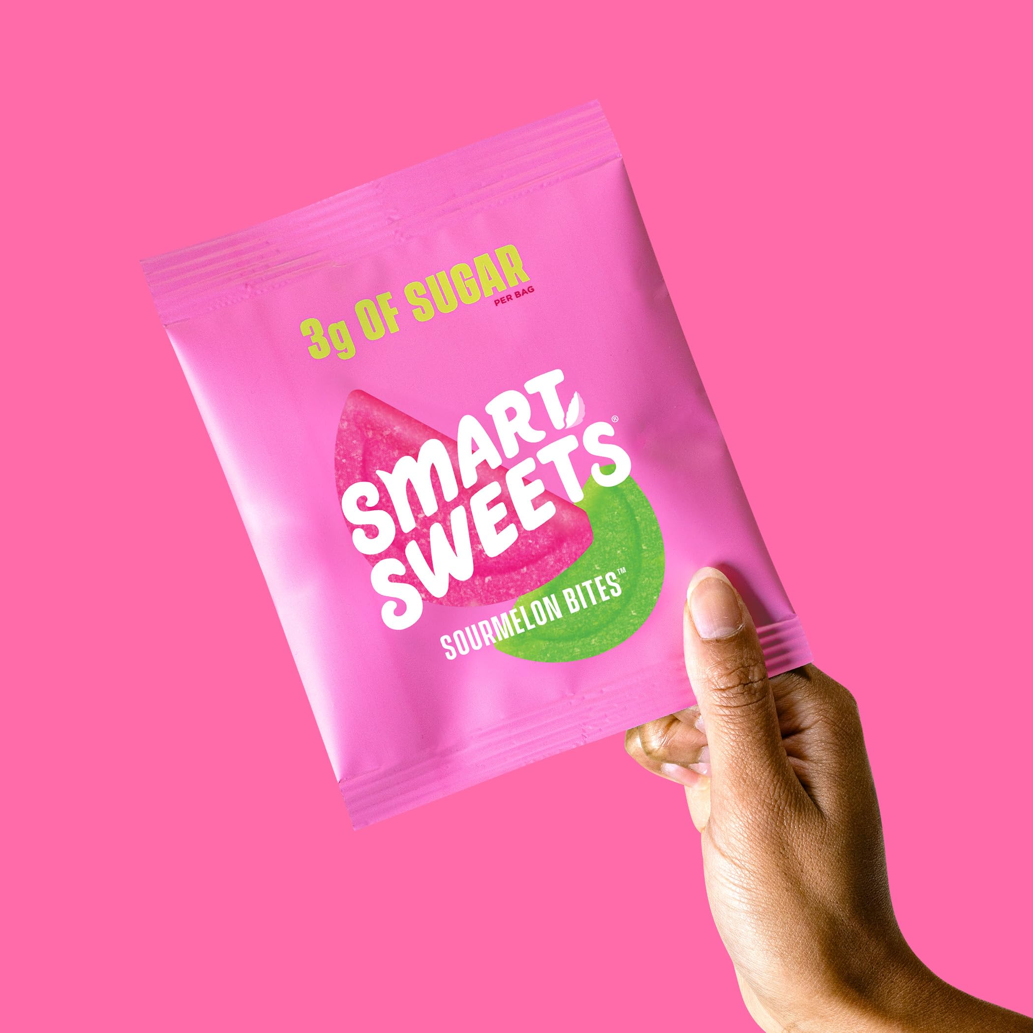 SmartSweets Sourmelon Bites six-pack ready for sharing.