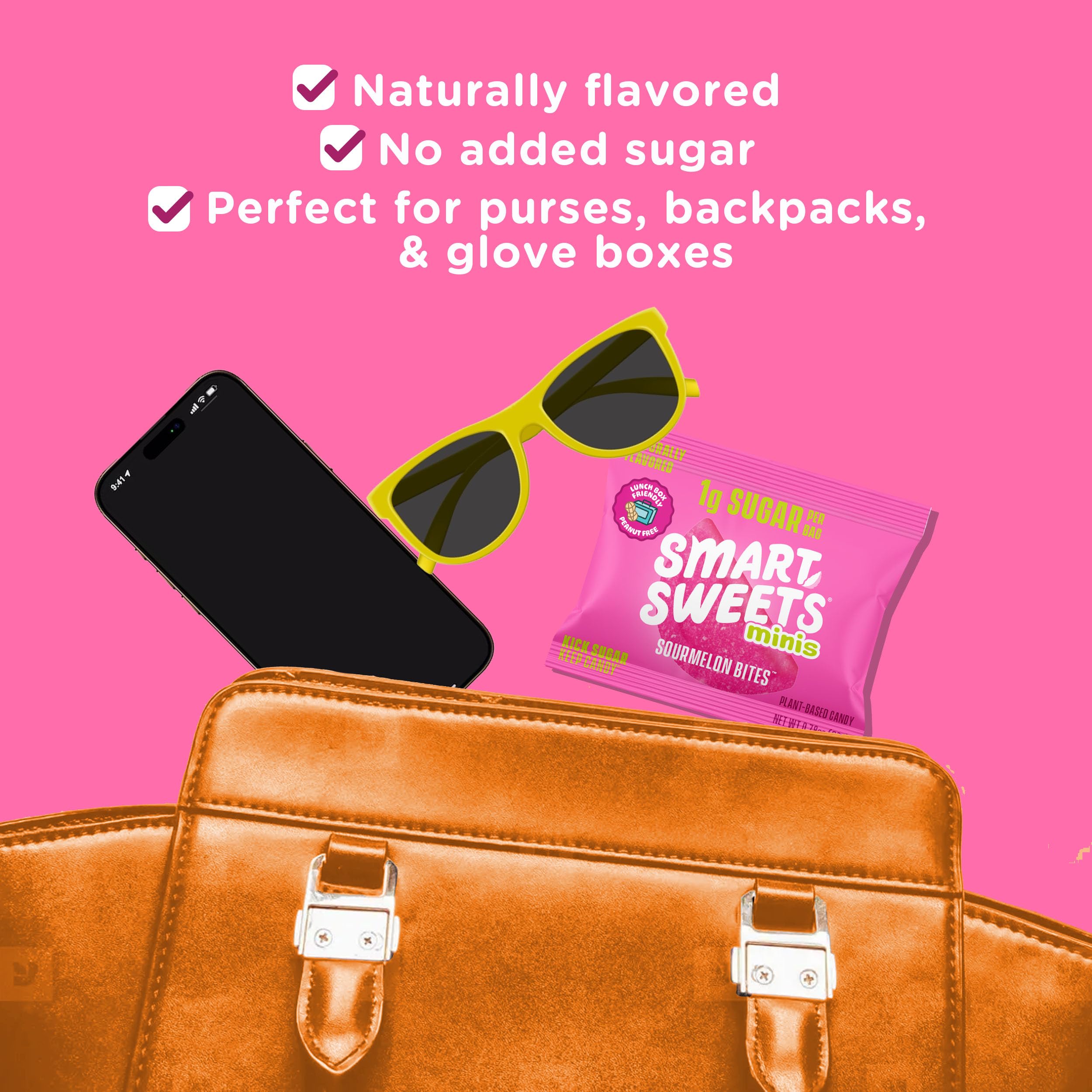 Ingredients overview for SmartSweets Sourmelon Bites