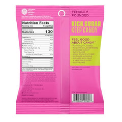 SmartSweets Sourmelon Bites pack side highlighting six-pack convenience.