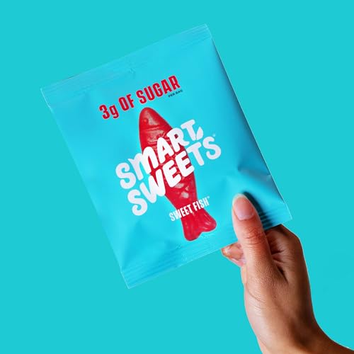 SmartSweets Sweet Fish whole bag equals one serving.