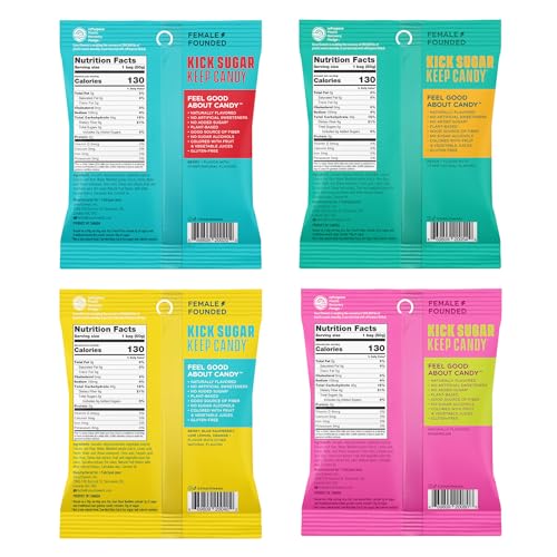 SmartSweets Sweet Fish bags offering a low-sugar gummy treat for kids and adults.