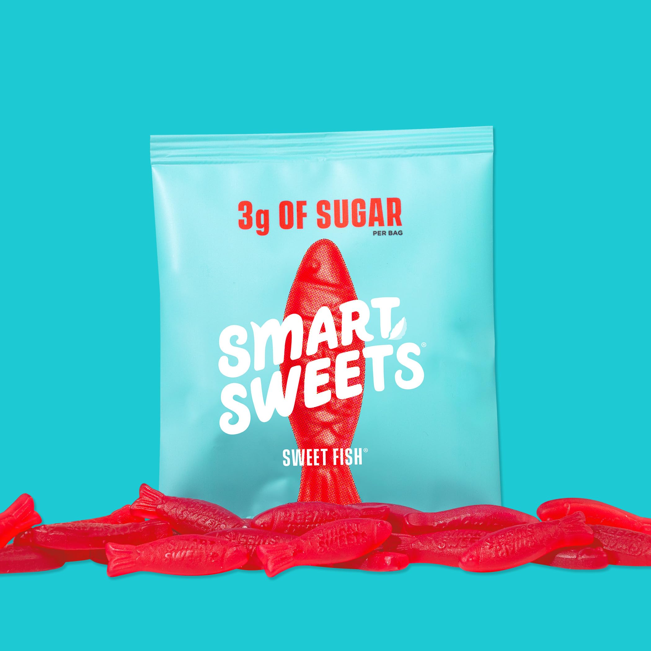 SmartSweets Sweet Fish on a party platter for guests