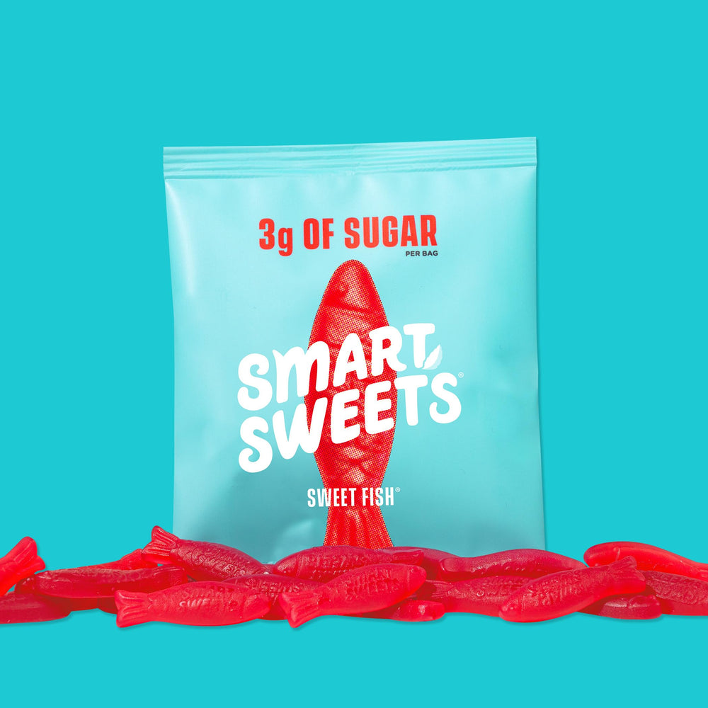 SmartSweets Sweet Fish on a party platter for guests