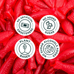 SmartSweets Sweet Fish gummies in resealable bag, vegan and gluten-free.