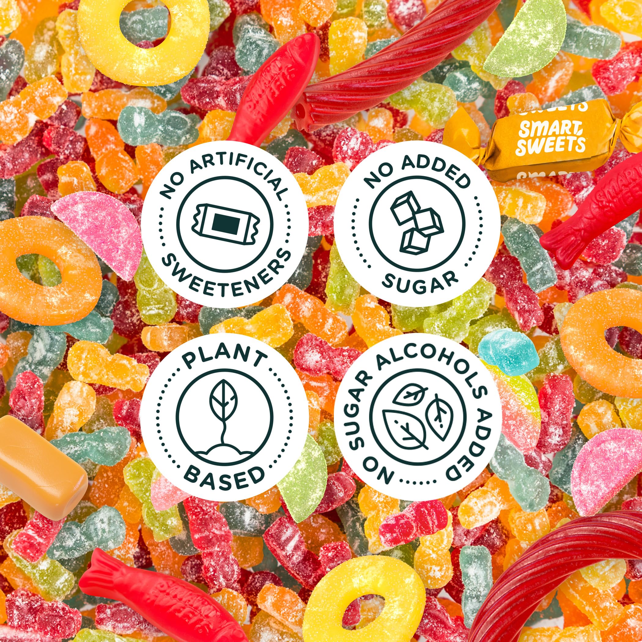 SmartSweets Soft Caramels provide creamy texture with a lower sugar bite