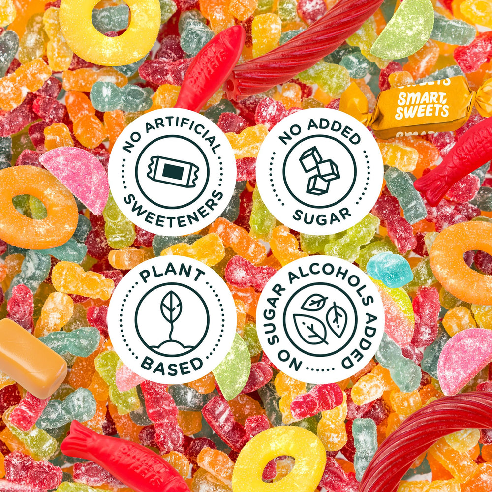 SmartSweets Soft Caramels provide creamy texture with a lower sugar bite