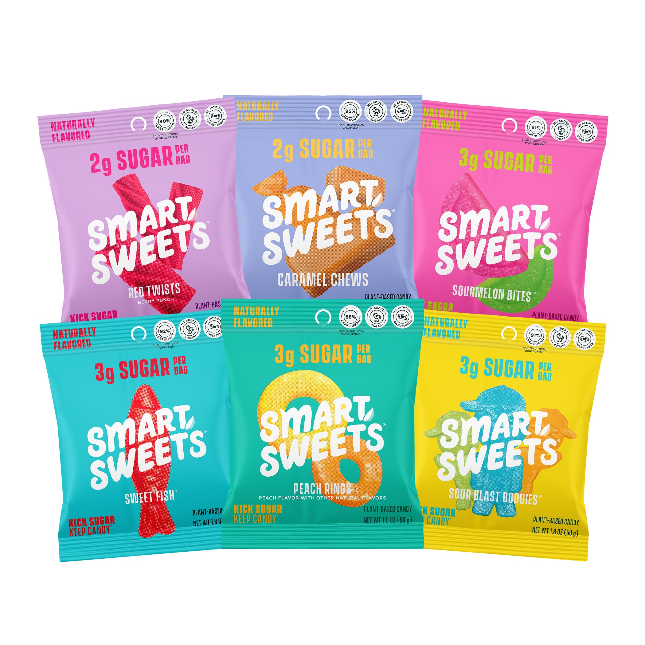 SmartSweets Sweet Fish in the variety pack, a lower-sugar fruity bite for mindful snacking