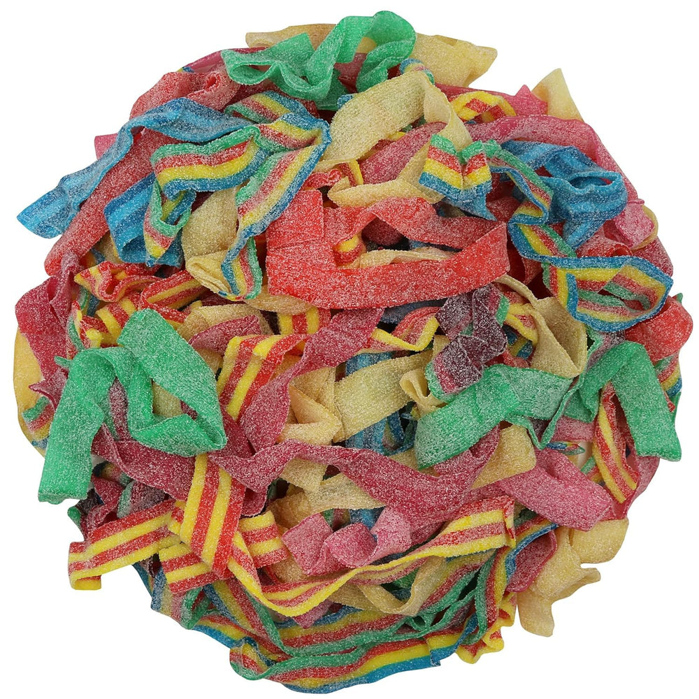 Smarty Stop sour gummy belts in apple flavor, bright color and fun texture for sharing