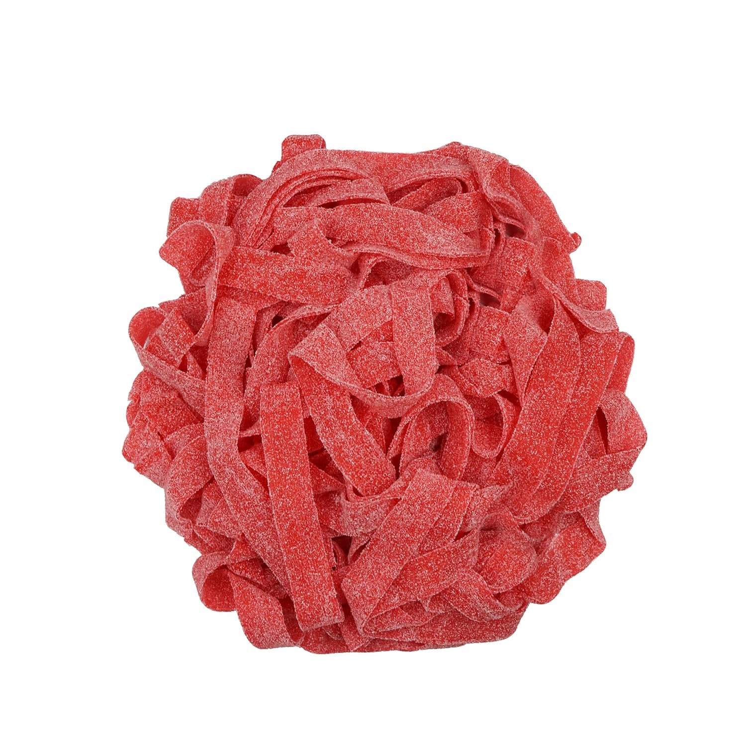 Smarty Stop strawberry sour belts bag front view for on-the-go snacking.