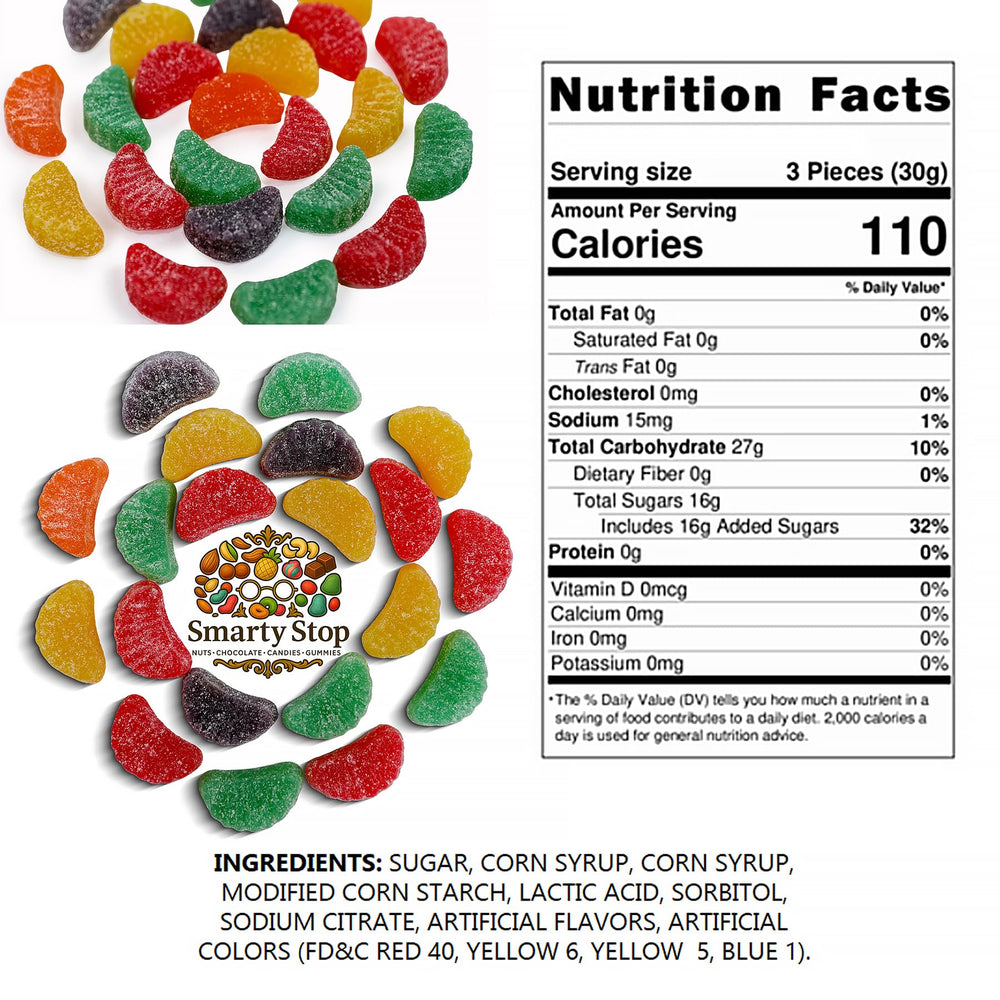 Smarty Stop Assorted Slice Wedges: bulk candy option for gatherings.