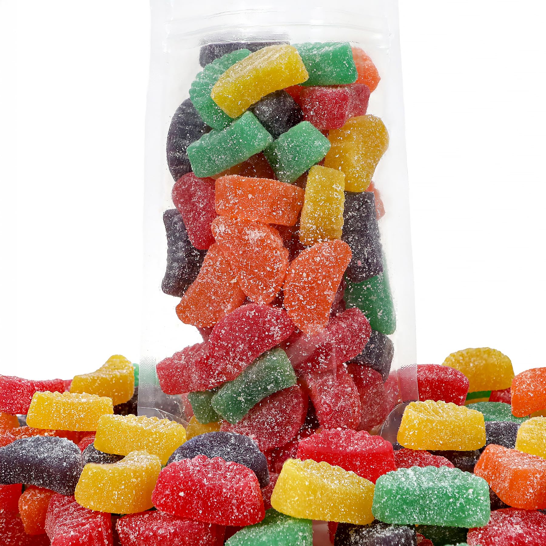 Smarty Stop Assorted Slice Wedges: soft, chewy texture ideal for desserts.