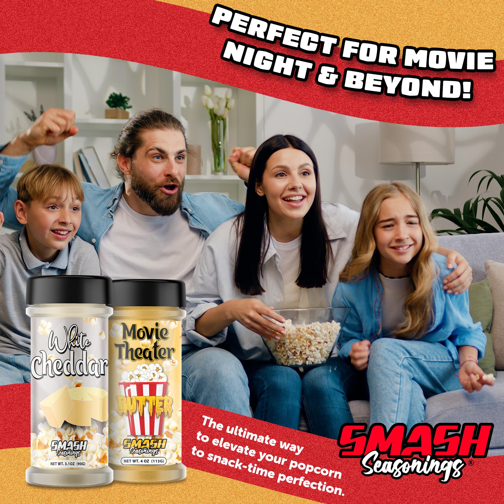 Party snacks prepared with Smash Seasonings for a gourmet touch