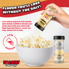 Smash Seasonings on fries and potatoes highlights versatile topping option