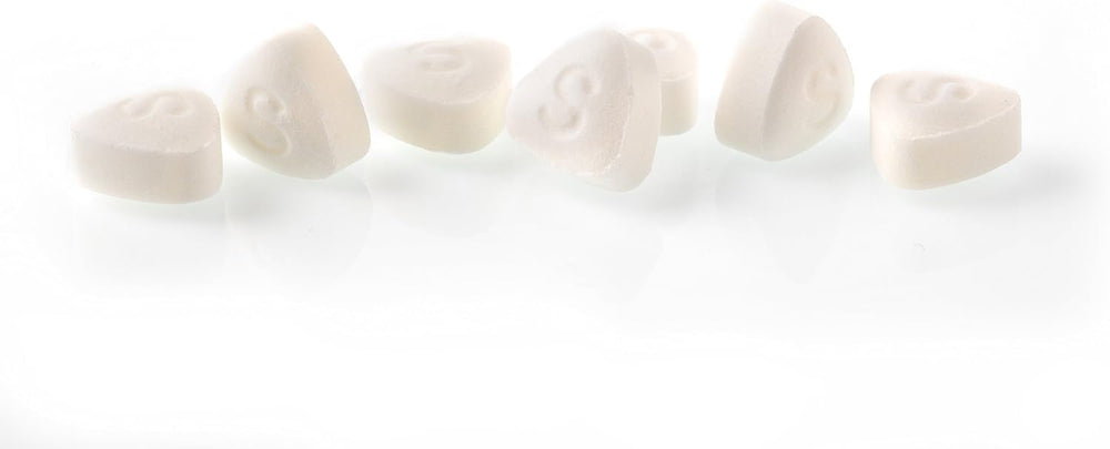 Smint mint candies with label visible and sugar-free claim.