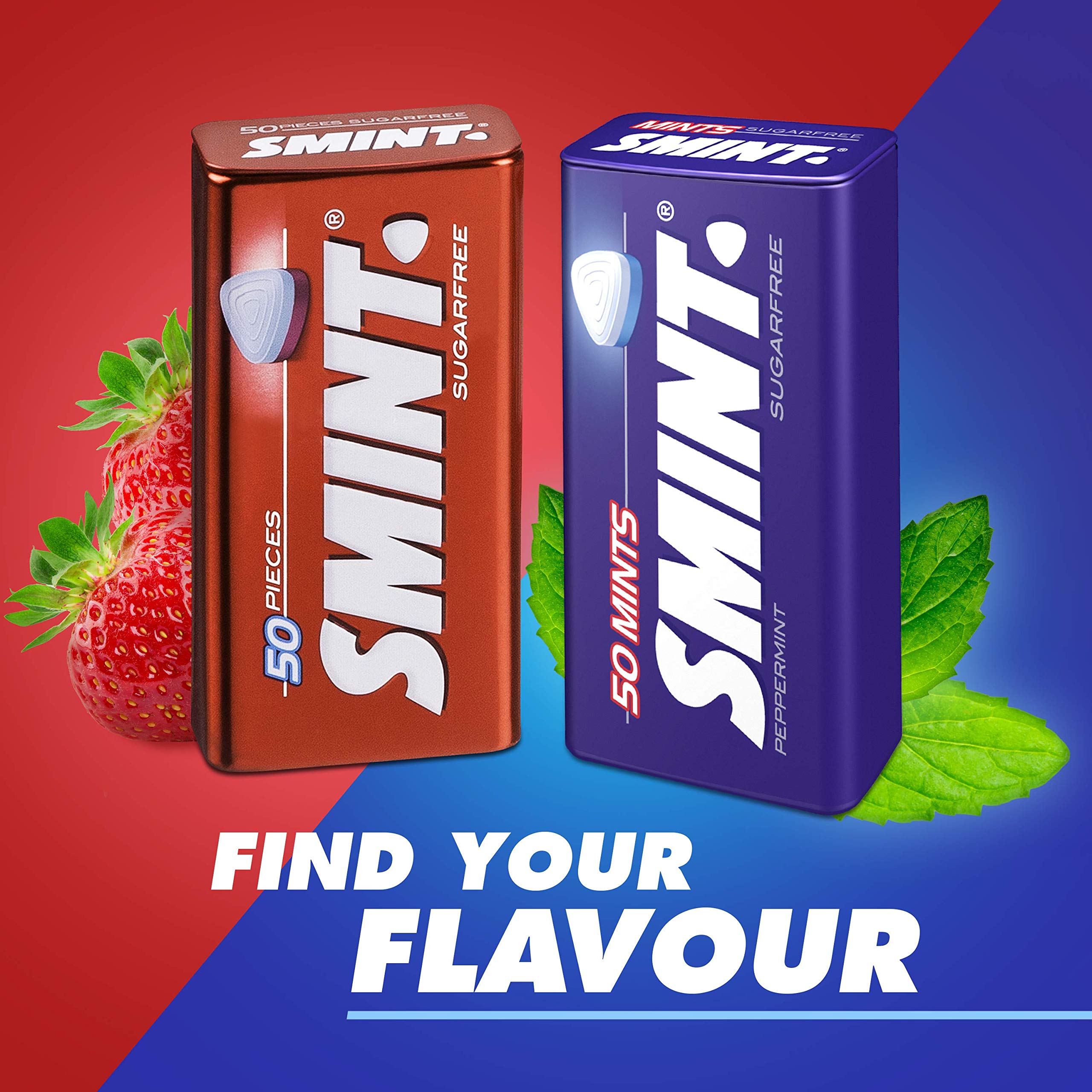 Smint Peppermint travel can ready for pocket freshness.