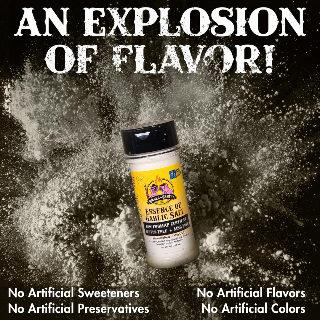 Recipe setup using Smoke n Sanity garlic salt for easy flavor