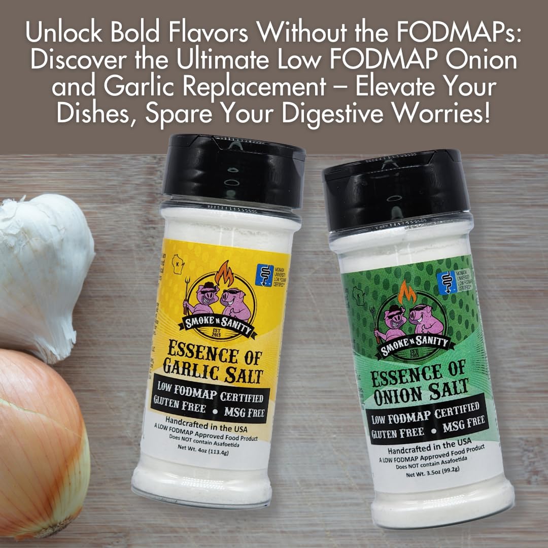 Essence of Onion Salt on a cooked dish for savory depth