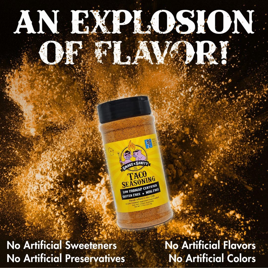 Smoke n Sanity label showing Monash Low FODMAP Certification