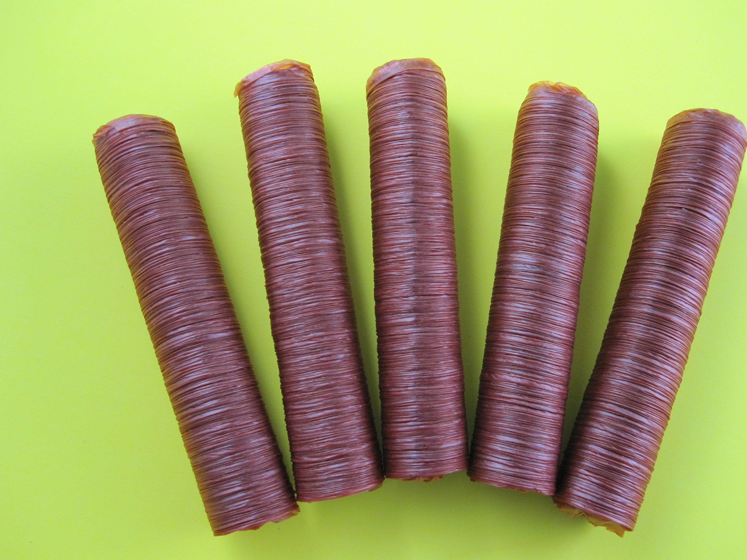 Smokehouse Chef edible 21mm collagen casing pack ready for snack sticks.