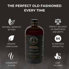 Smokeshow natural aromatic bitters add depth and aroma.