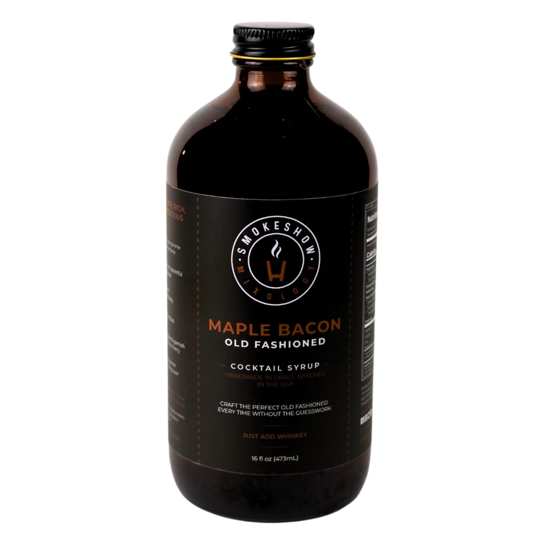 Smokeshow Cocktail Syrup bottle for a quick Old Fashioned—balanced sweetness and depth