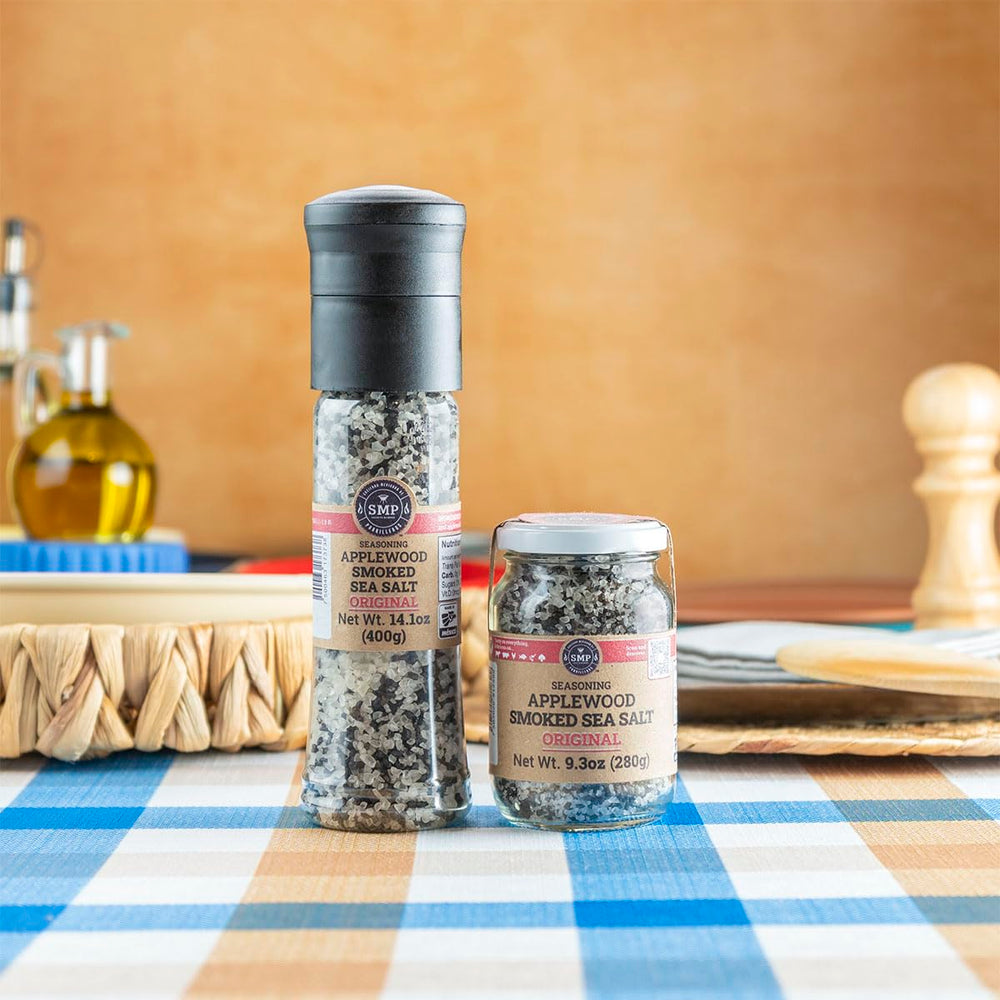 Sauce or marinade boosted by SMP salt for smoky finish.
