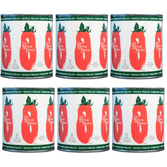 SMT San Merican Tomato whole peeled tomatoes in a 28oz can, ideal for sauces.