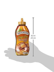 Smucker's Sugar Free Breakfast Syrup label highlights United States origin.