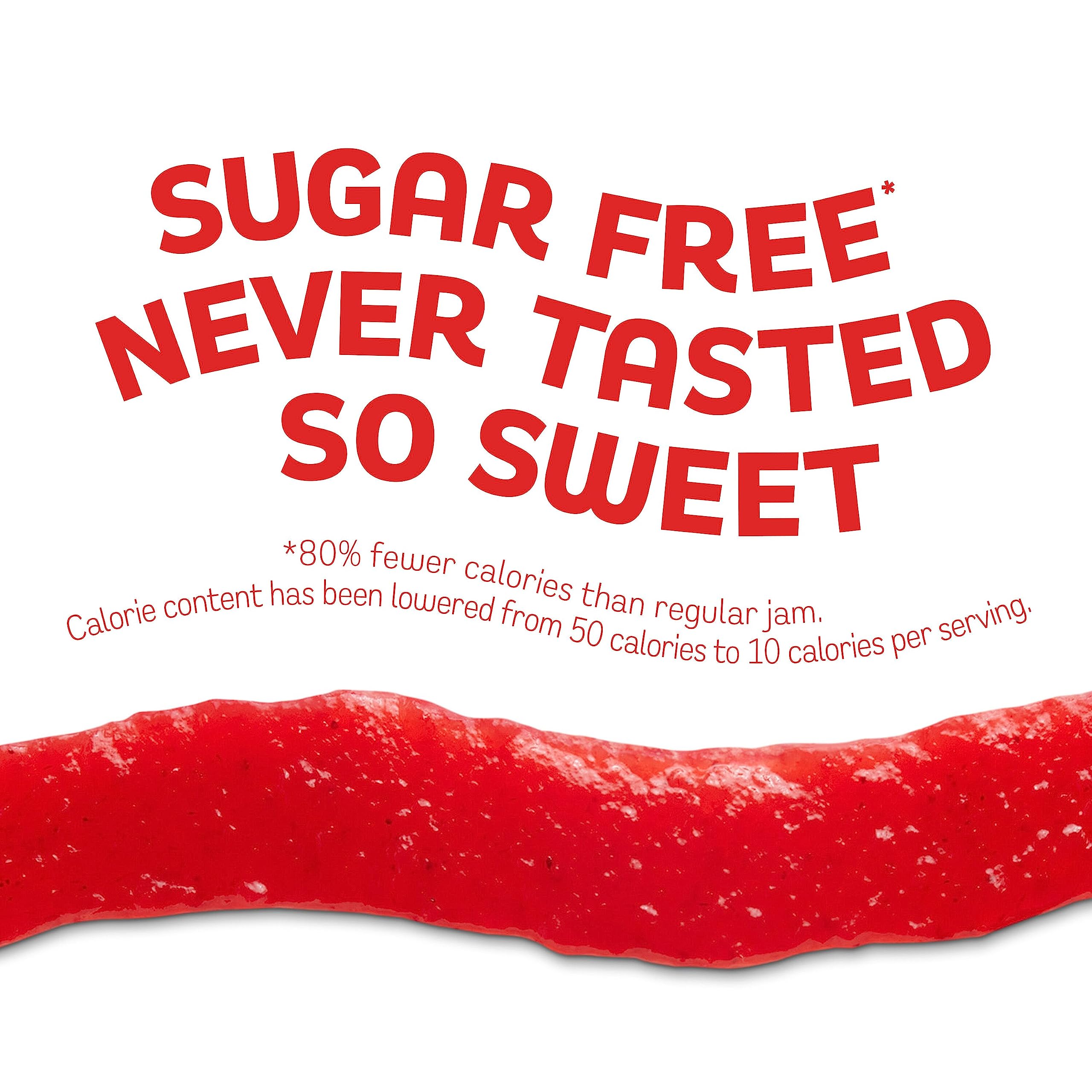 Drizzle of Smucker’s sugar-free jam in light vinaigrette
