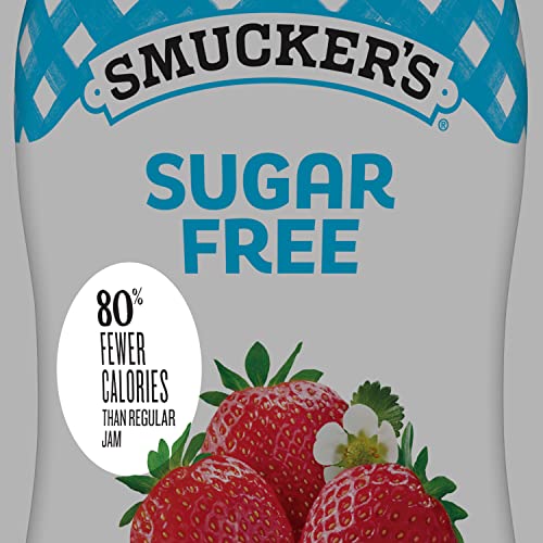 PB&J sandwich featuring Smucker’s sugar-free strawberry jam