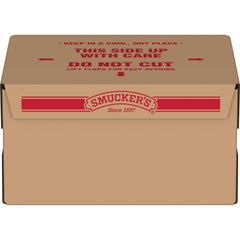 Smucker's 1oz portion cup for precise breakfast syrup serving.