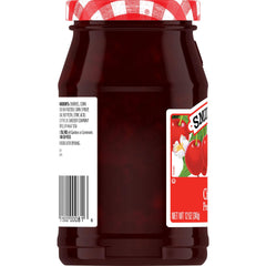 Smucker's Cherry Preserves with whole pieces, textured fruit in every bite