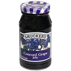 Smucker's Concord Grape Jelly bottle front showing versatile spread option