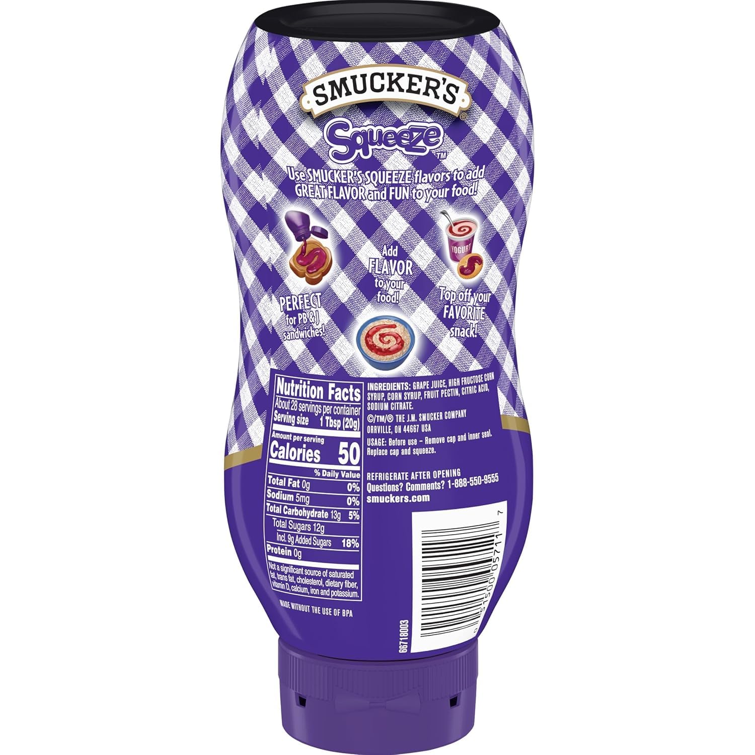 Back-of-house packaging speeds service with Smucker's jelly.