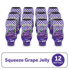 Freshness traceability code on Smucker's grape jelly case.