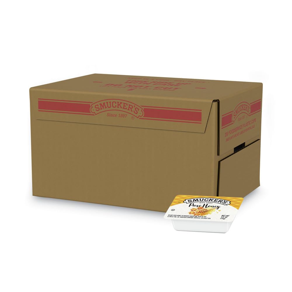 Smucker's Honey portion-control cups packaging for easy single-serve service