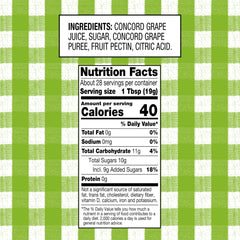 Pack of 12 Smucker's Concord grape spreads ready for family use.
