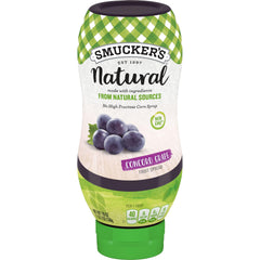 Smucker's squeezable bottle shows mess-free convenience for on-the-go snacks.