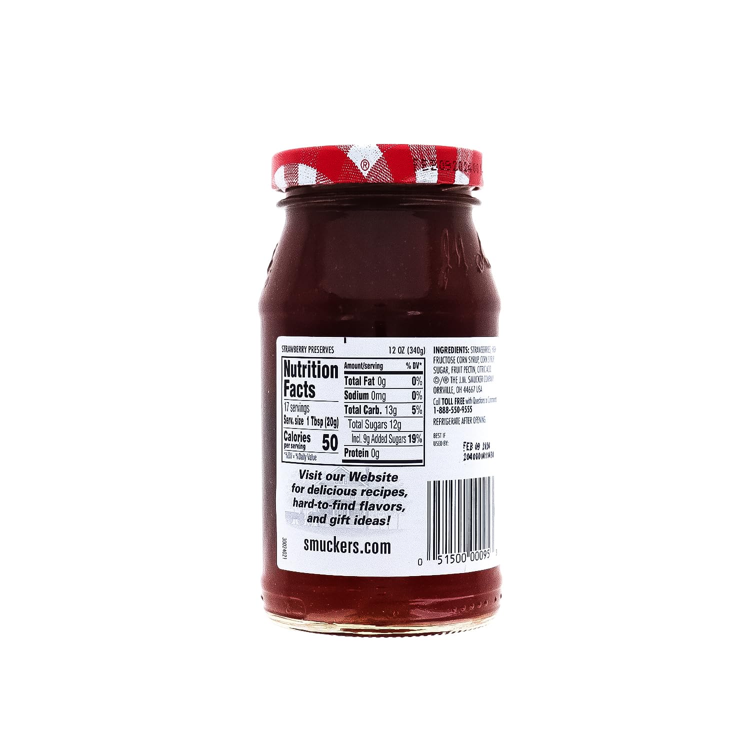 Smucker's Strawberry Preserves spread on toast for a bright breakfast
