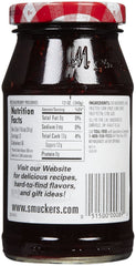 Smucker's Red Raspberry Preserves spread on toast for a fruity glaze.