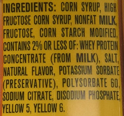 Smucker's Butterscotch Sundae Syrup on ice cream adds rich flavor.