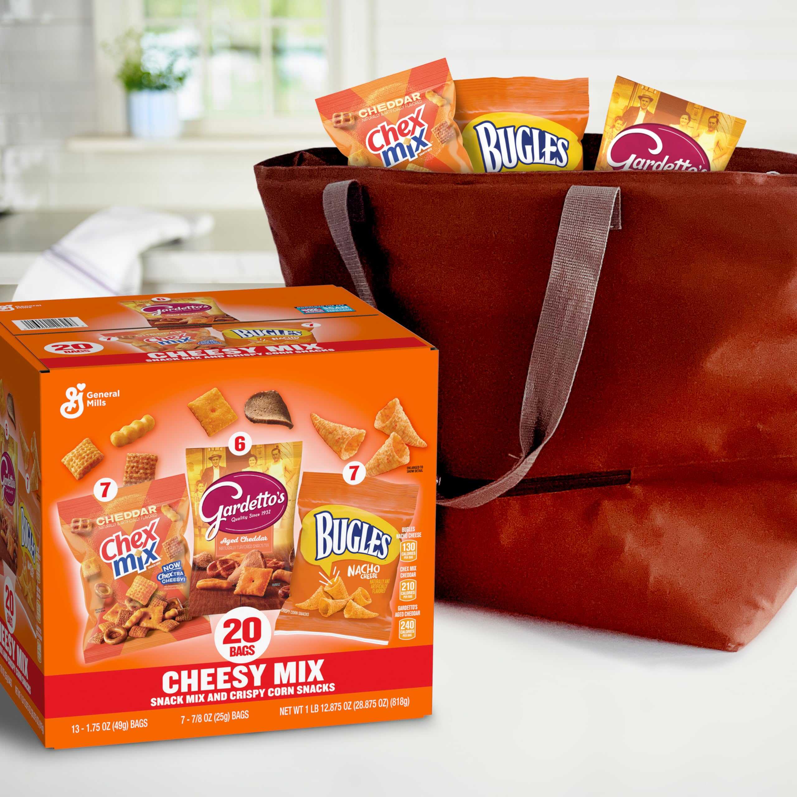 Cheesy Mix snack bags ideal for lunchboxes and on-the-go cravings