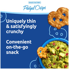 Snack Factory Pretzel Crisps Buffalo Wing flavor, bold spice for dipping