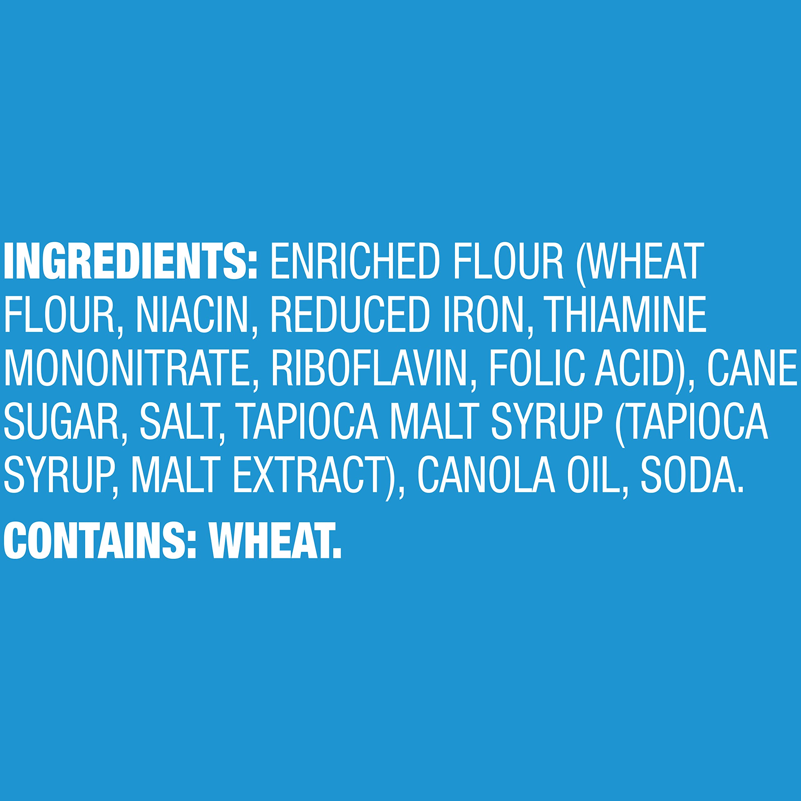Snack Factory Pretzel Crisps Original 1-ounce packs maintain freshness.
