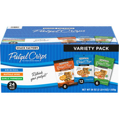 Snack Factory Pretzel Crisps Original flavor, classic crunch for snacking