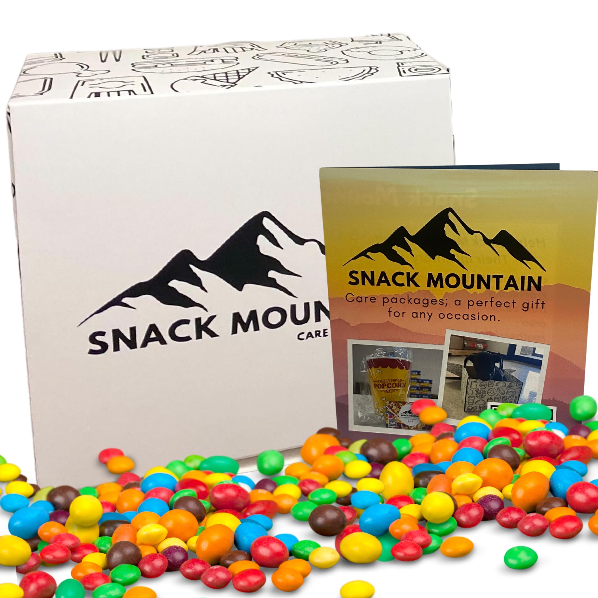 Snack Mountain get well gift box with comforting treats